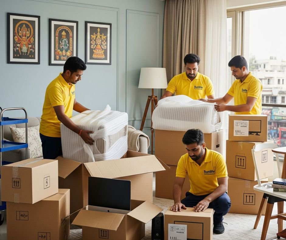 تغليف أثاث وغرف نوم قبل النقل – مثلث الجزيرة
